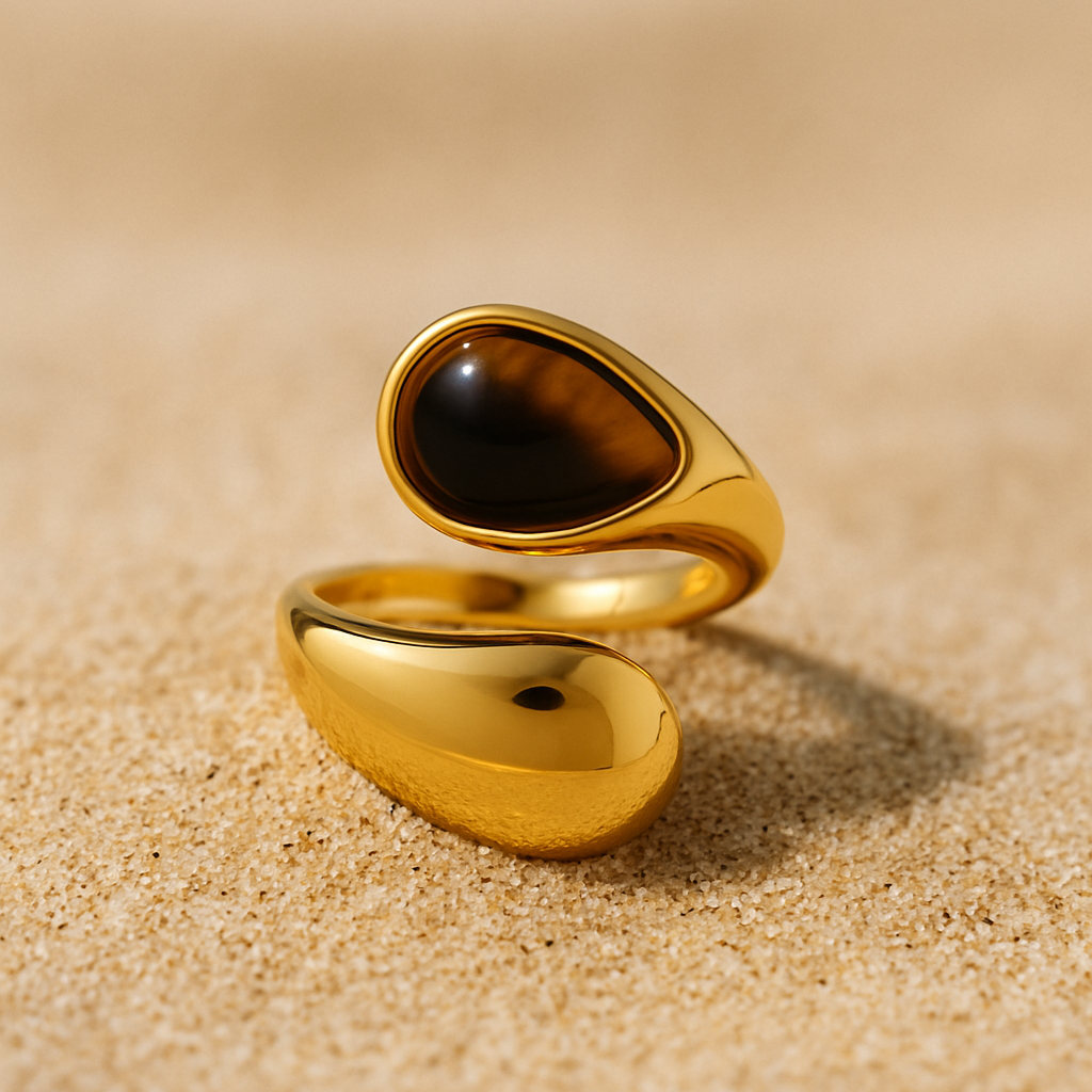 TIGERS EYE RING (BROWN)